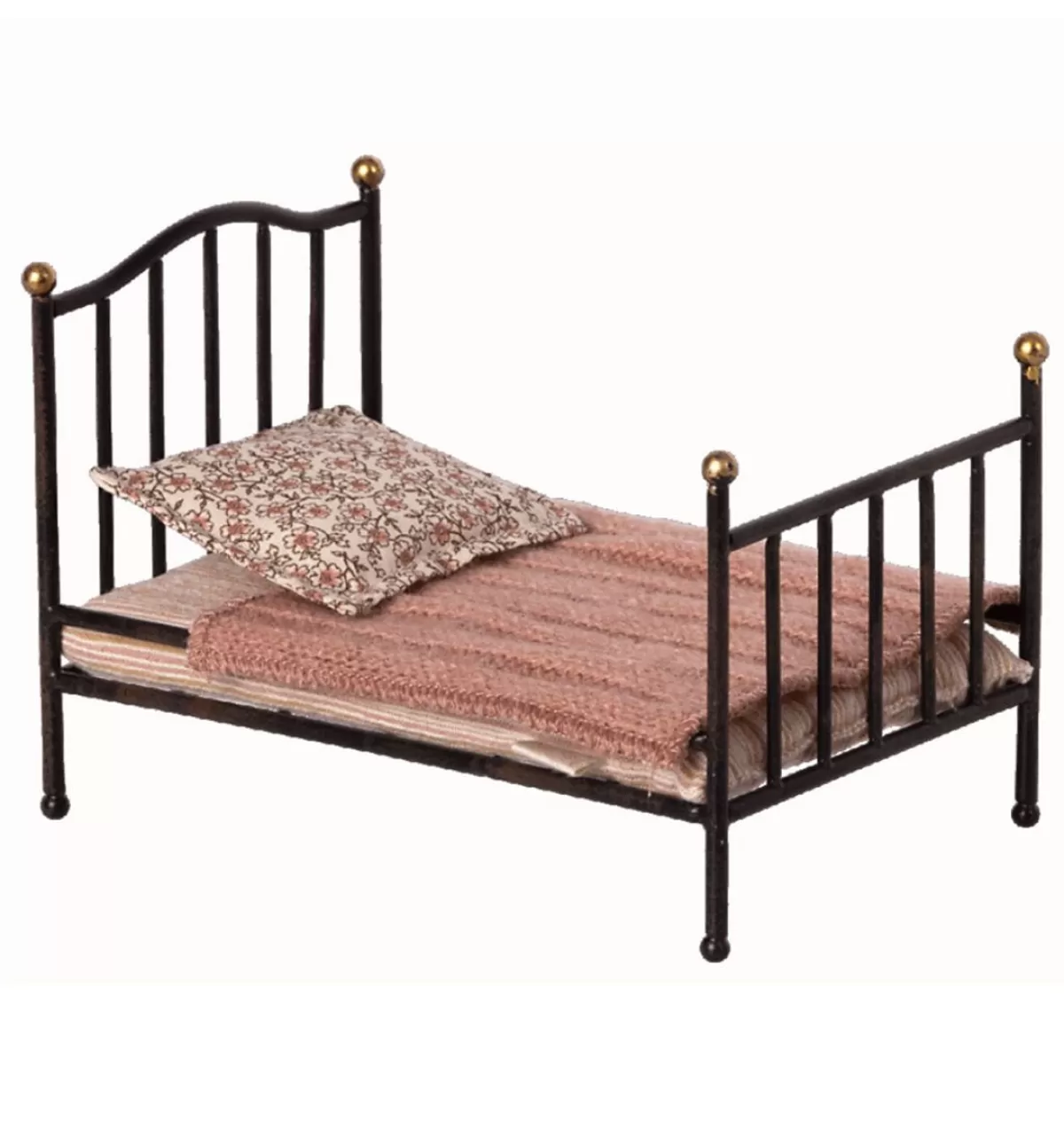 Hot Maileg Vintage Bed Mouse Anthracite