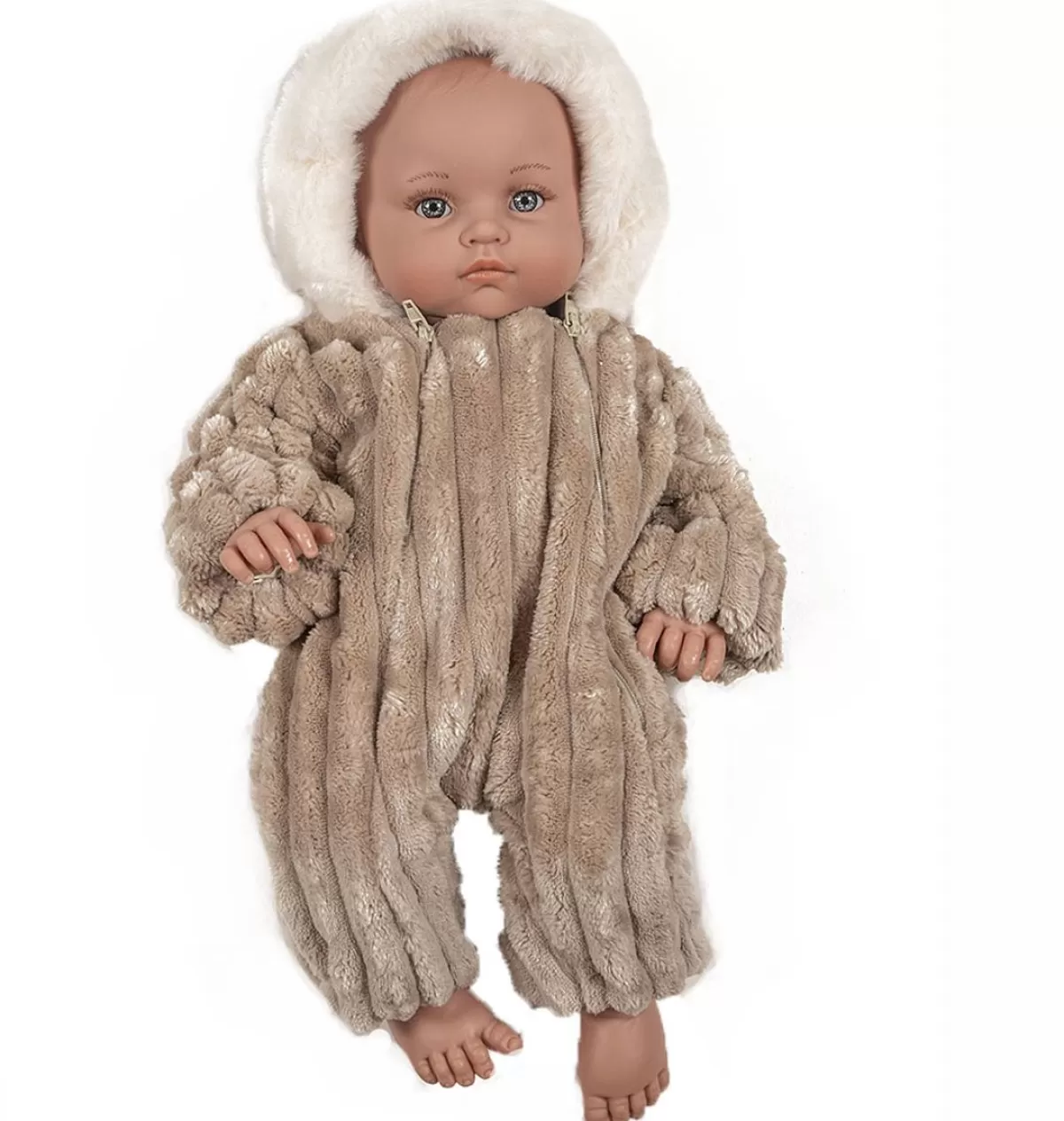Hot Minikane Collection Bambinis / Pilot Suit With Hood / Color Galet